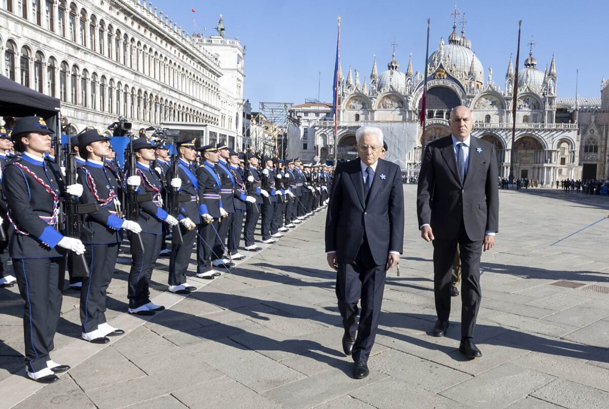 Sergio Mattarella a Venezia