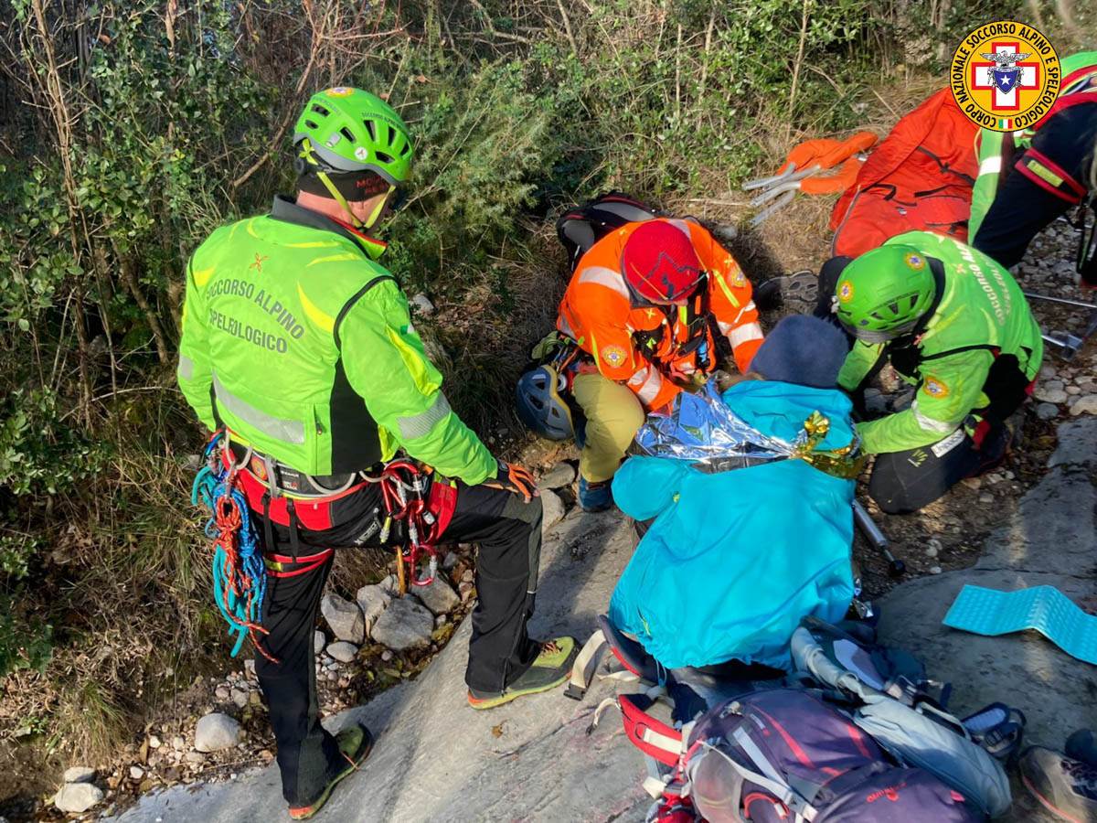 escursionista infortunio soccorso alpino