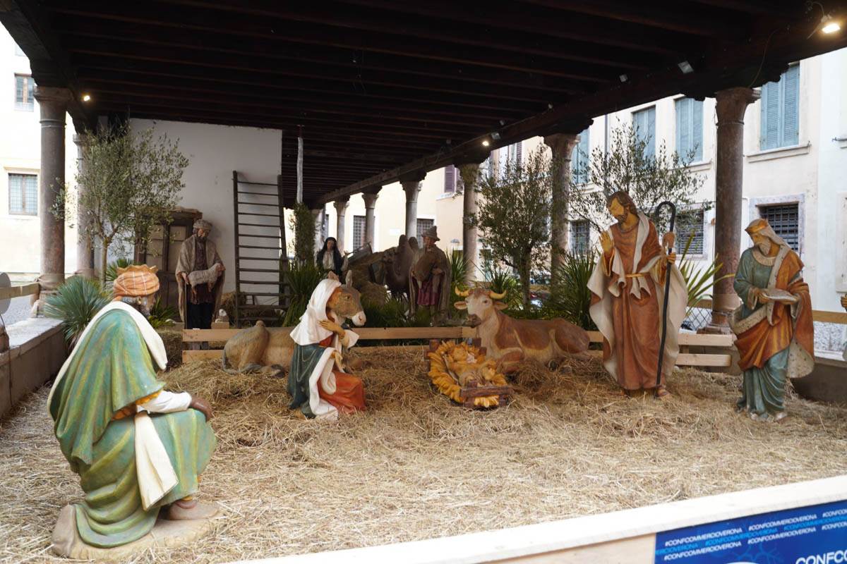 Presepe Corte Sgarzarie - Confcommercio Verona