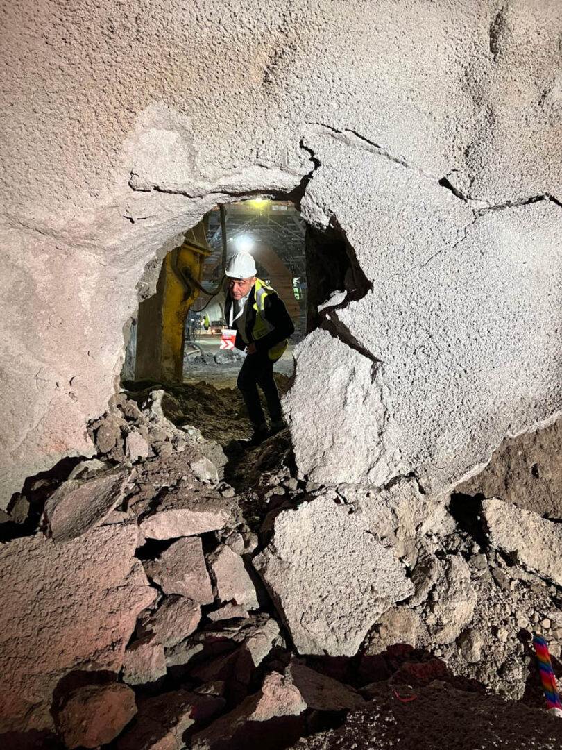 AV/AC Brescia Est-Verona - Lo scavo della galleria di San Giorgio in Salici