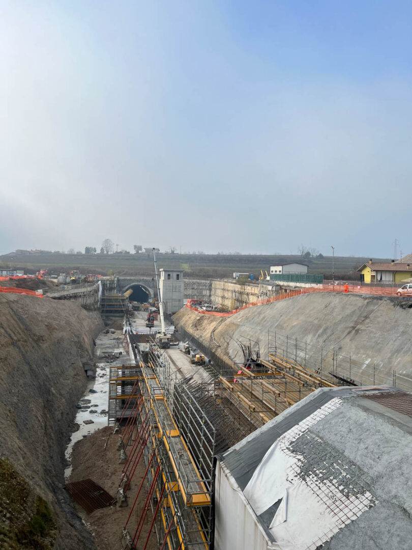 AV/AC Brescia Est-Verona - Lo scavo della galleria di San Giorgio in Salici