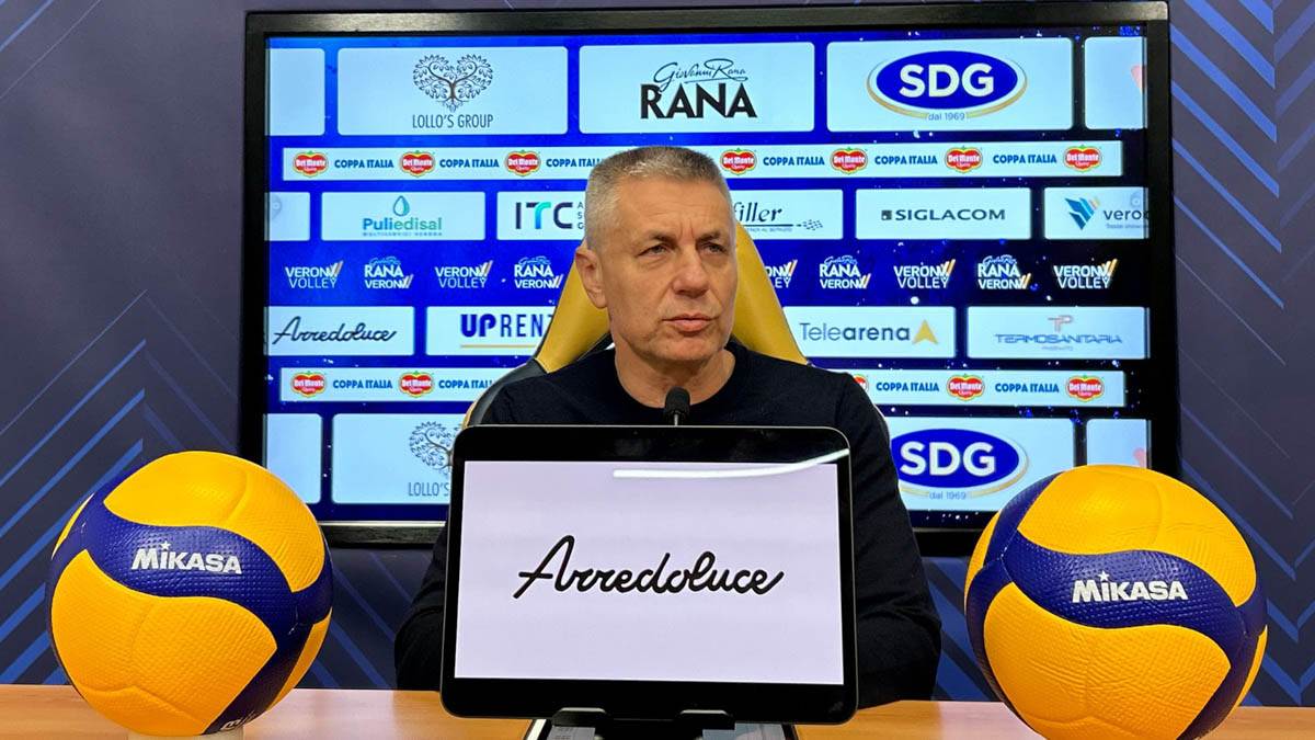Verona Volley - Coach Stoytchev - Foto Verona Volley