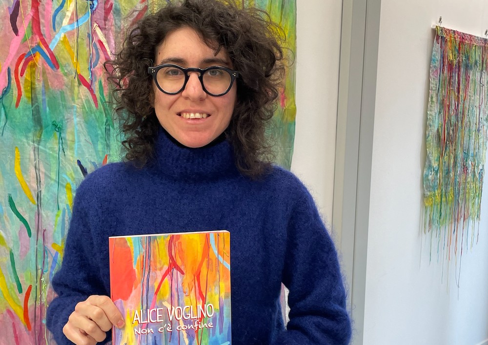 Alice Voglino in atelier (credits dell’artista)