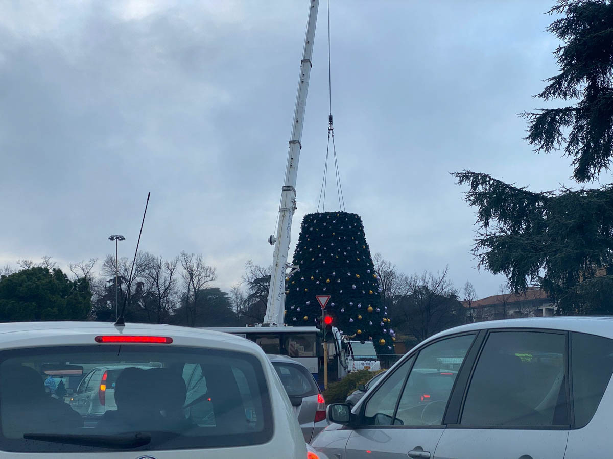 Albero di Natale Porta Nuova - smontaggio