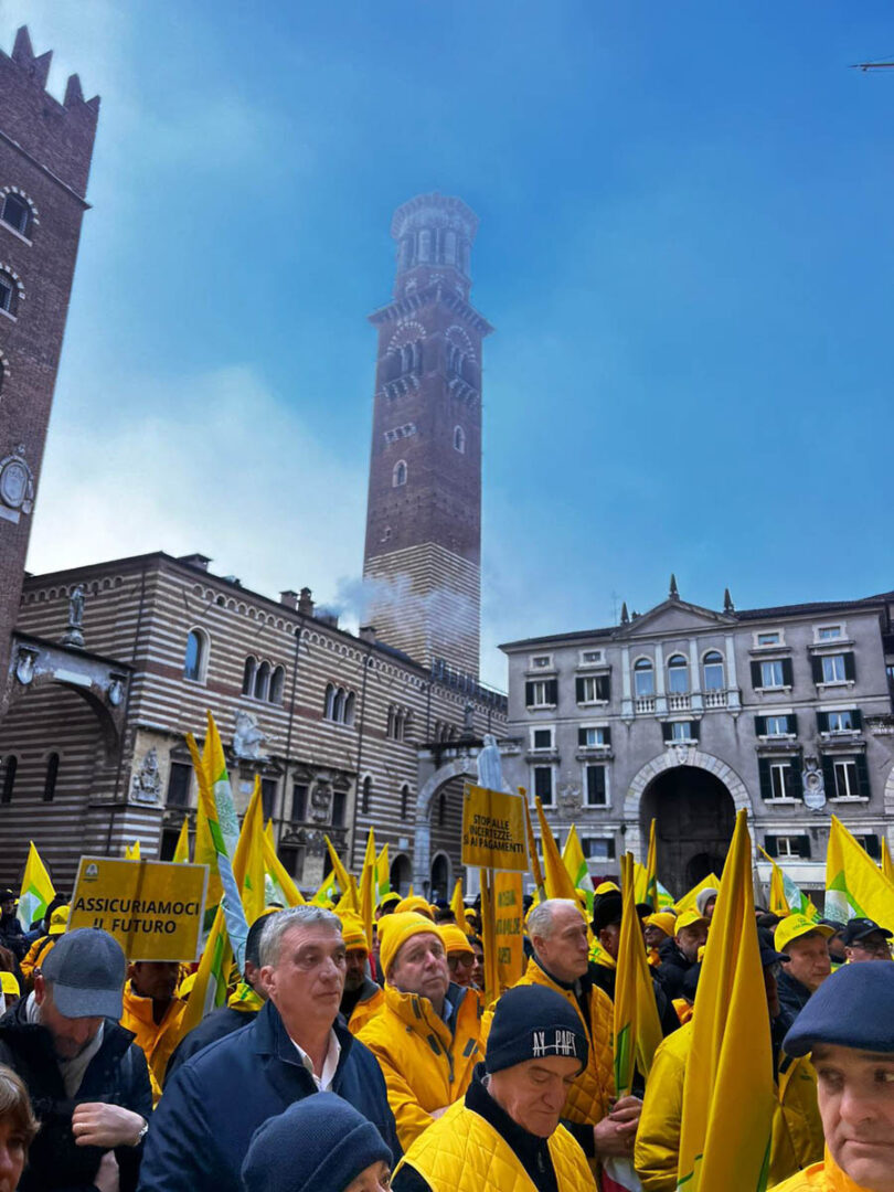 Coldiretti - manifestazione Verona e Prefettura