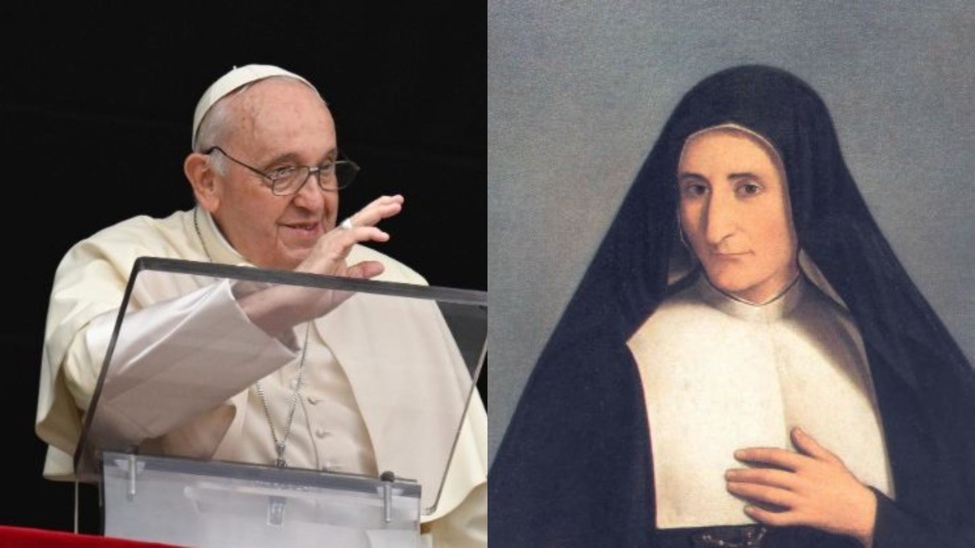 Papa Francesco e Vincenza Maria Poloni