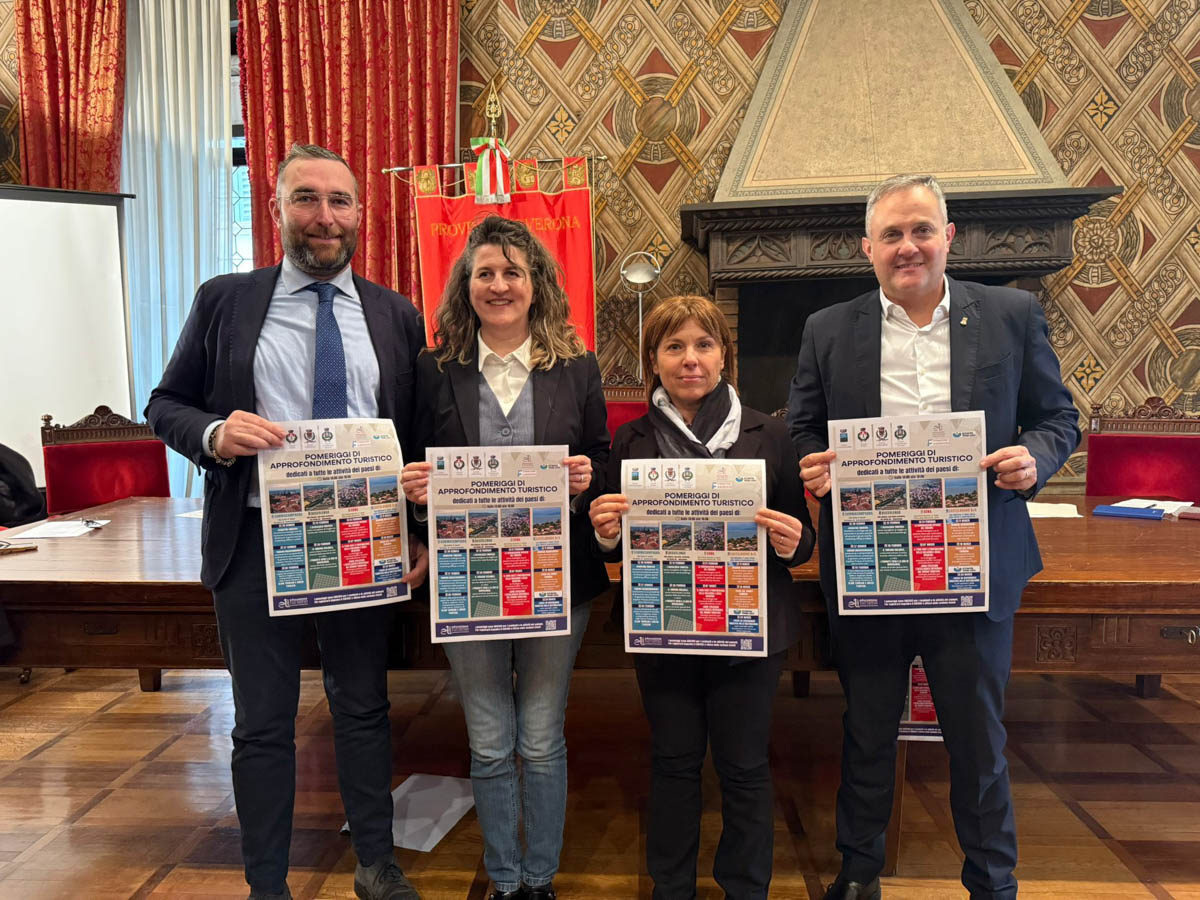 Pomeriggi di approfondimento turistico - da sinistra Cordioli, Turazzini, Tenero, Girelli