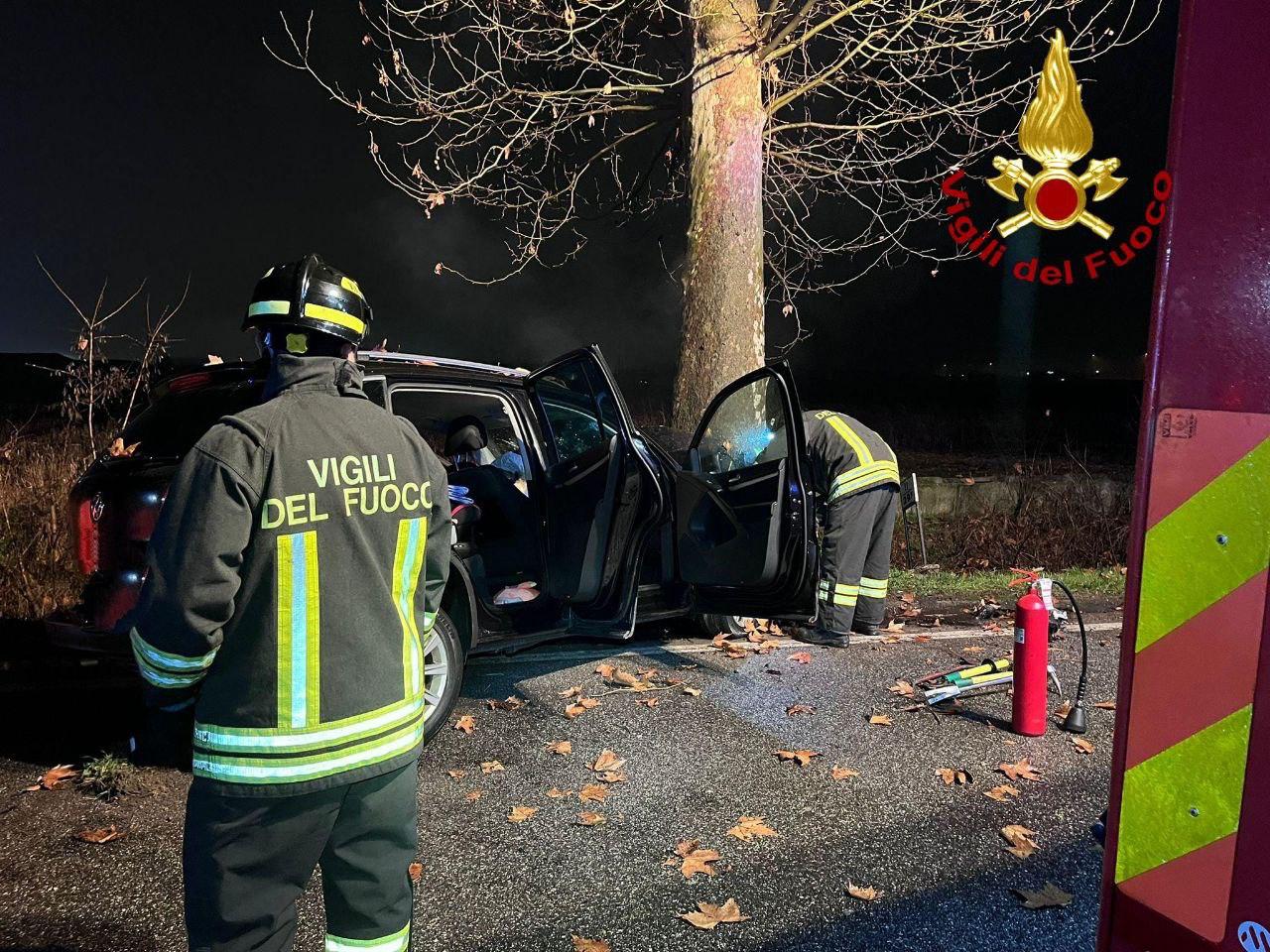 bussolengo incidente vigili del fuoco