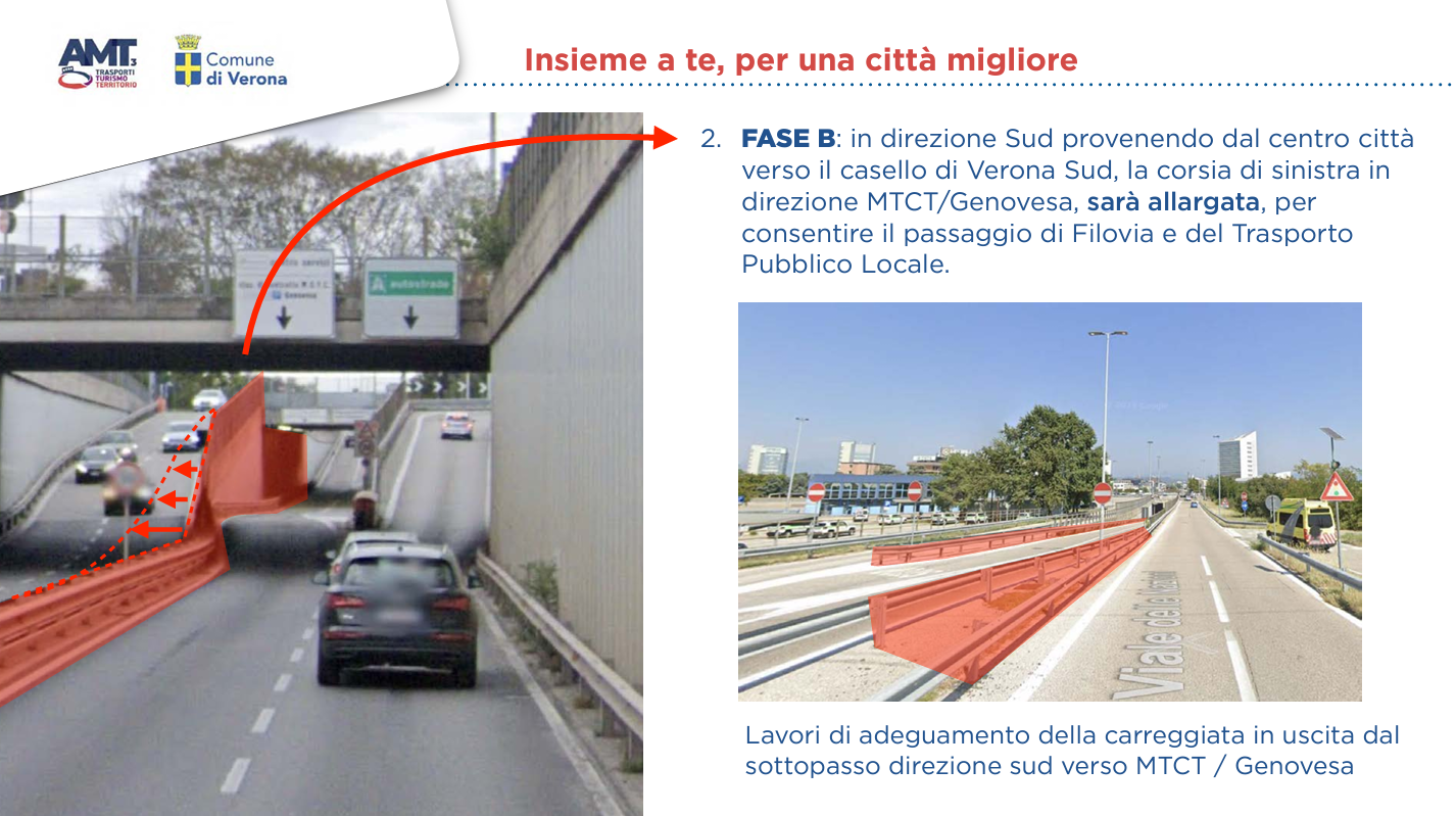 lavori cantiere verona sud fase b