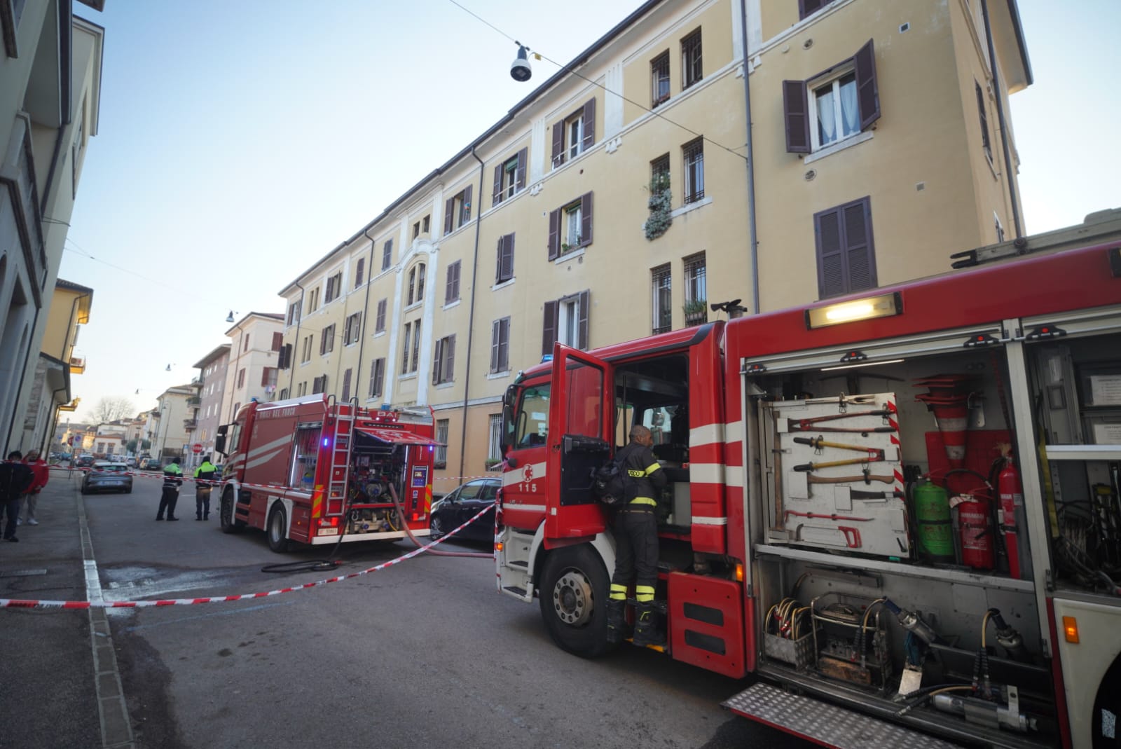 incendio porta palio via pisacane