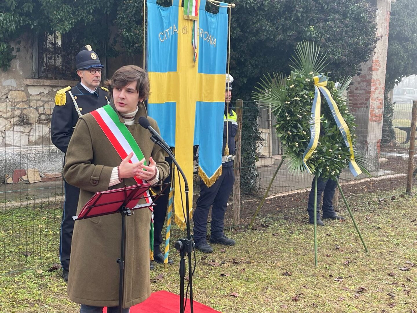 L'assessore alla Memoria Storica Jacopo buffolo