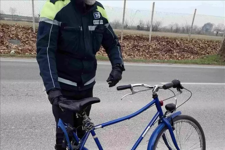 Bici ciclista investito strada Bresciana
