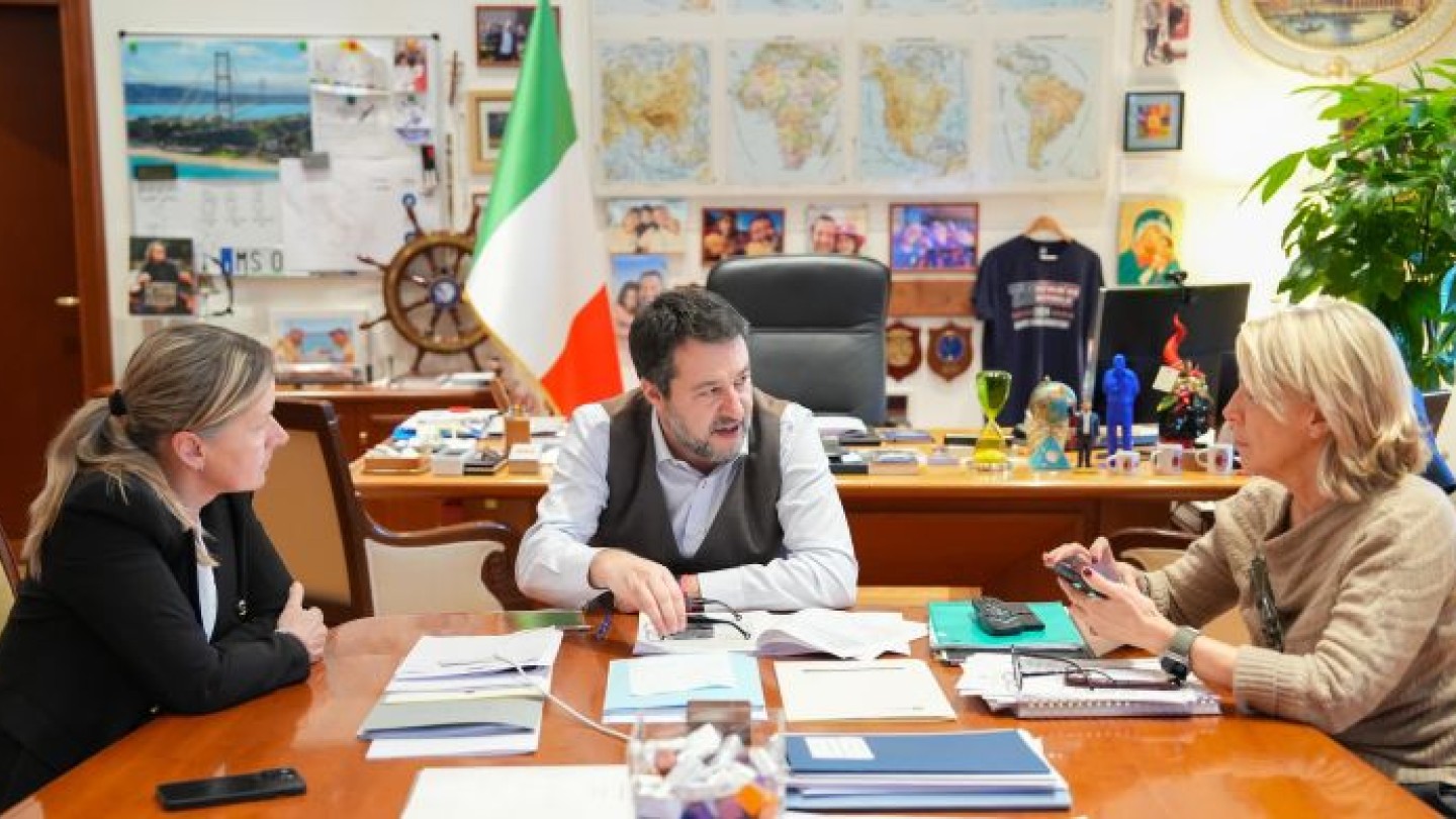 De Berti, Salvini, Pellegrini - Ministero Infrastrutture