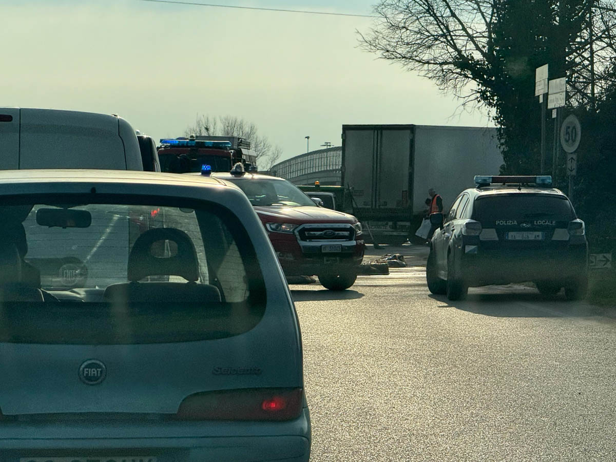 Incidente strada dell'Alpo