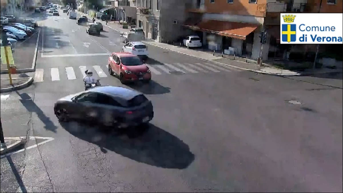 Un incidente stradale a Verona nel 2024