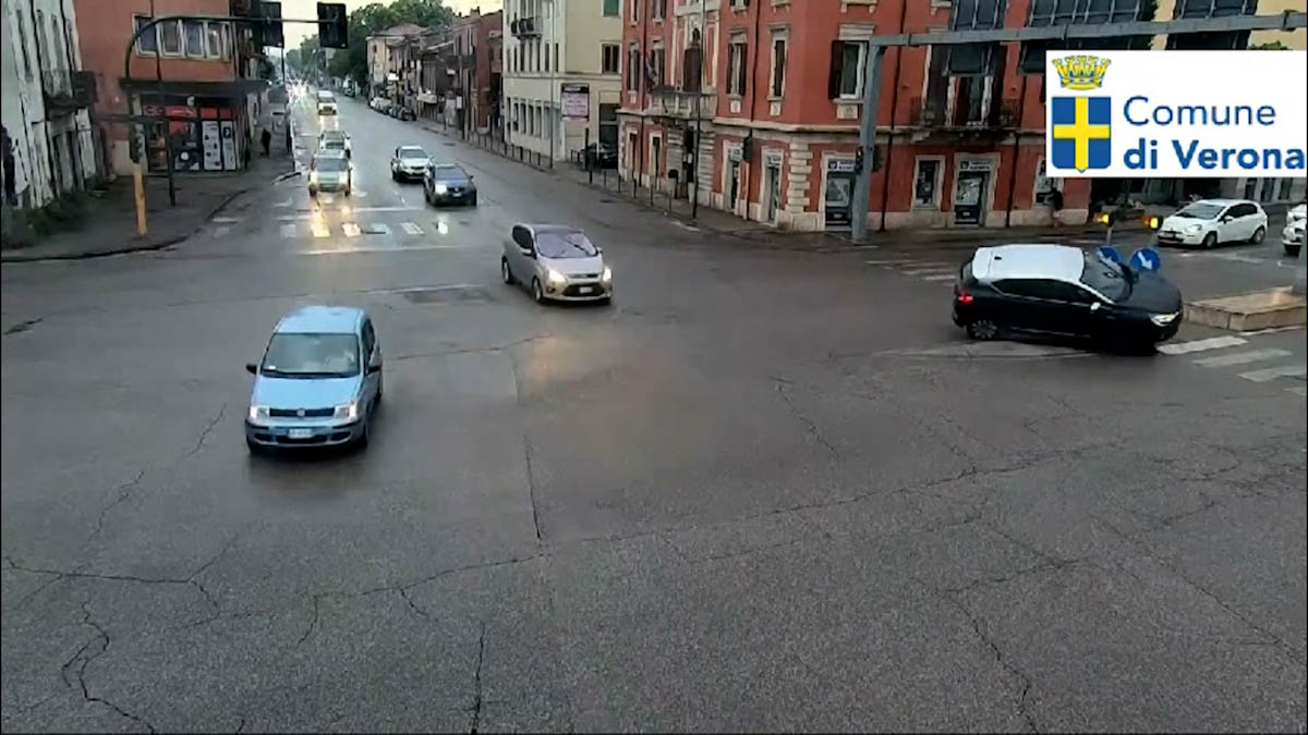 Un incidente stradale a Verona nel 2024