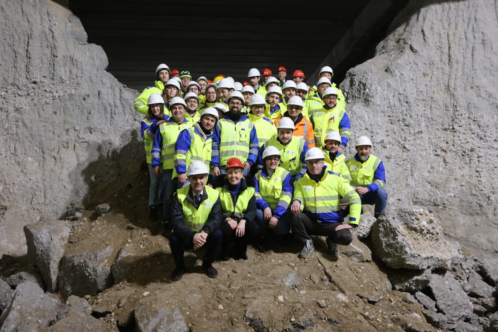Abbattimento diaframma galleria artificiale San Martino Buon Albergo alta velocità AV/AC
