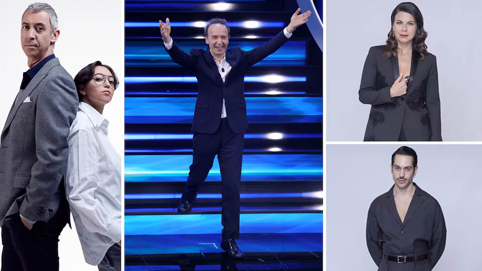 Sanremo scaletta serata venerdì Benigni duetti