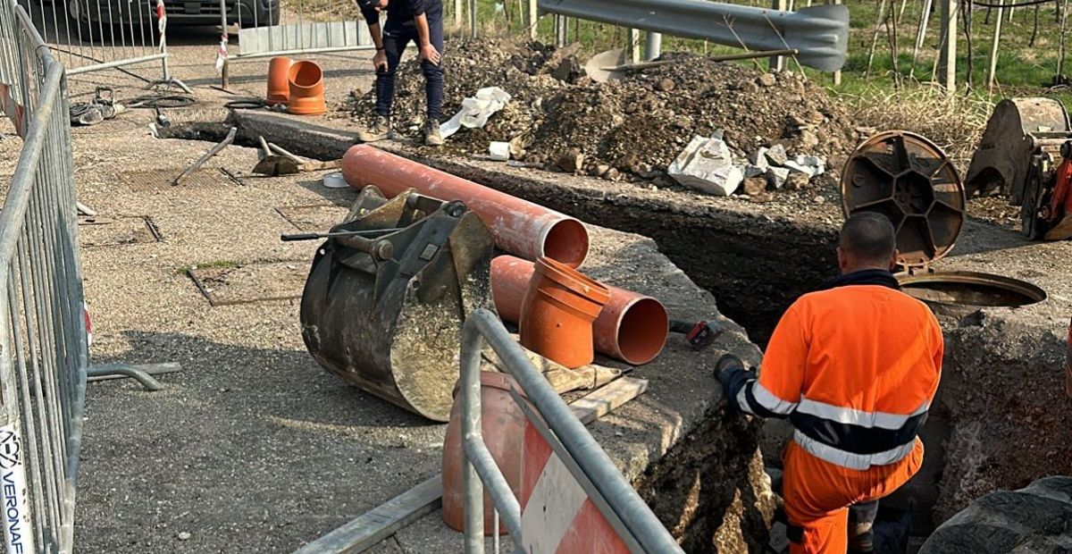 acque veronesi cantiere lavori