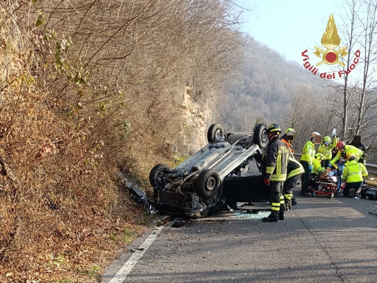 badia calavena incidente vigili del fuoco zocchi