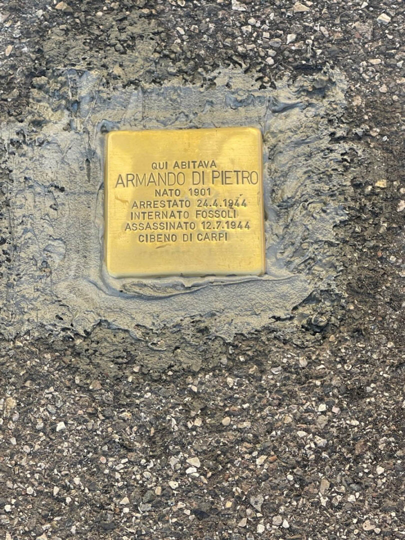 pietre d'inciampo verona