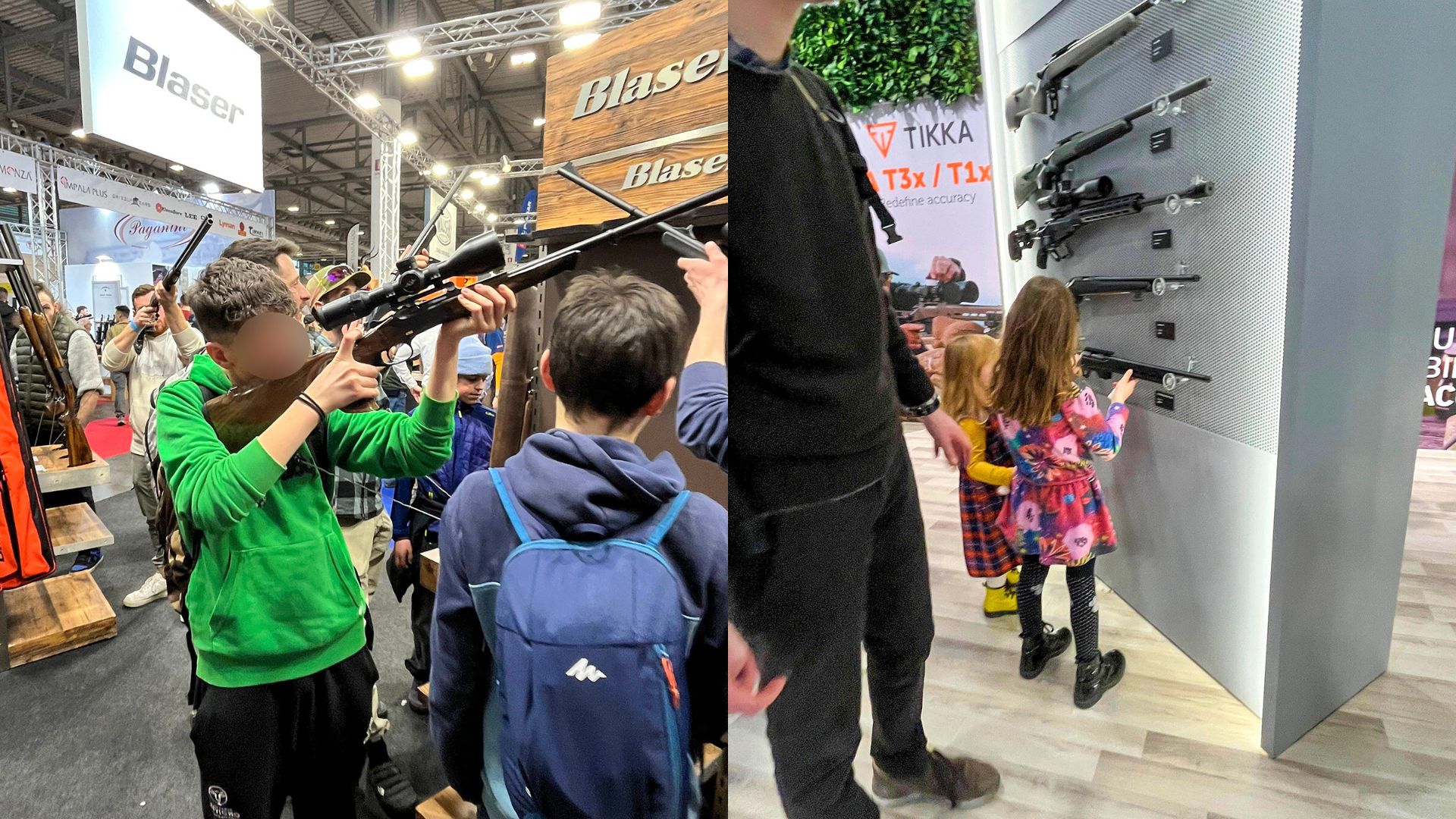 Bambini all'EOS Show