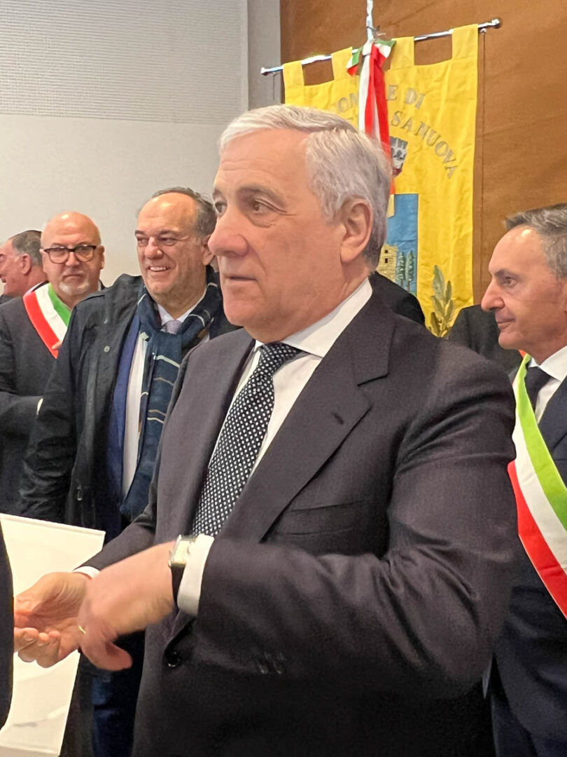 Antonio Tajani Bosco Chiesanuova 11.03.2025