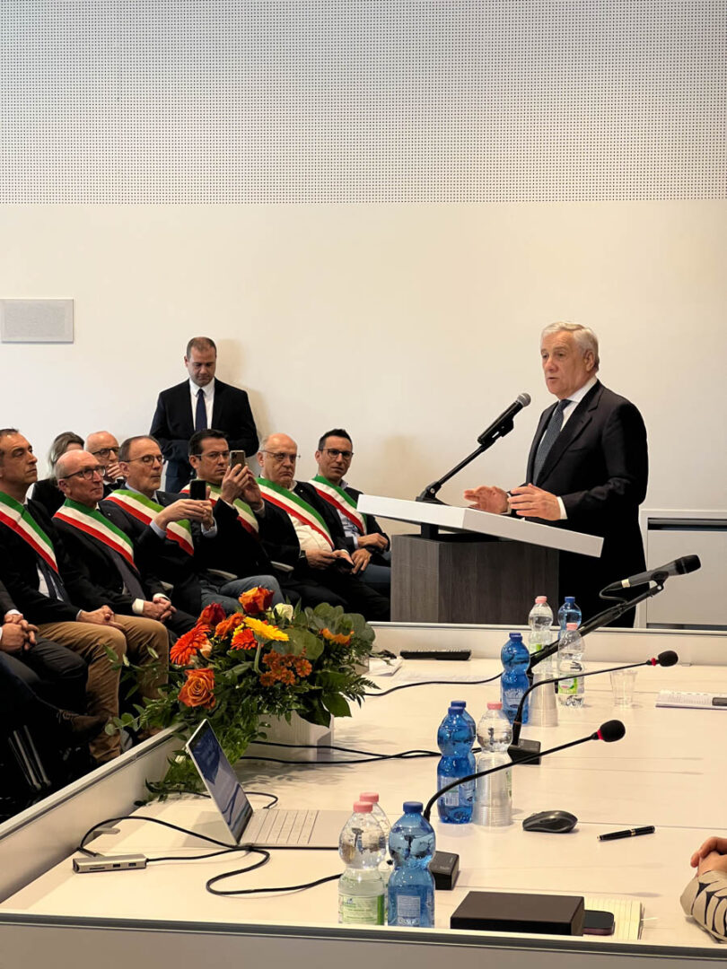 Antonio Tajani Bosco Chiesanuova 11.03.2025
