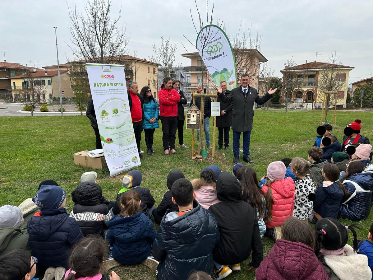 Bussolengo - piantumazione parco Sampò