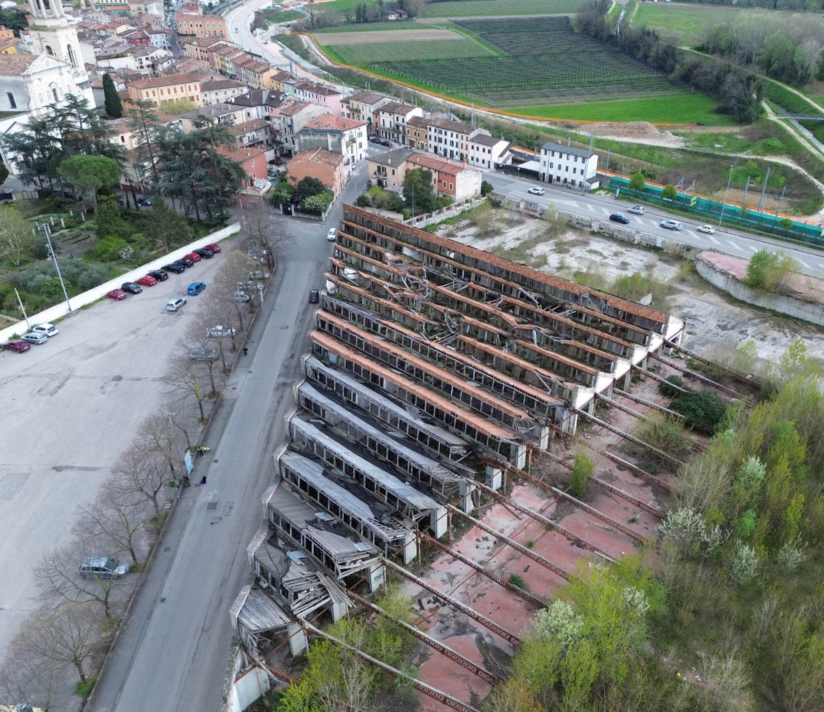 L'ex lanificio Tiberghien a Verona (San Michele Extra)