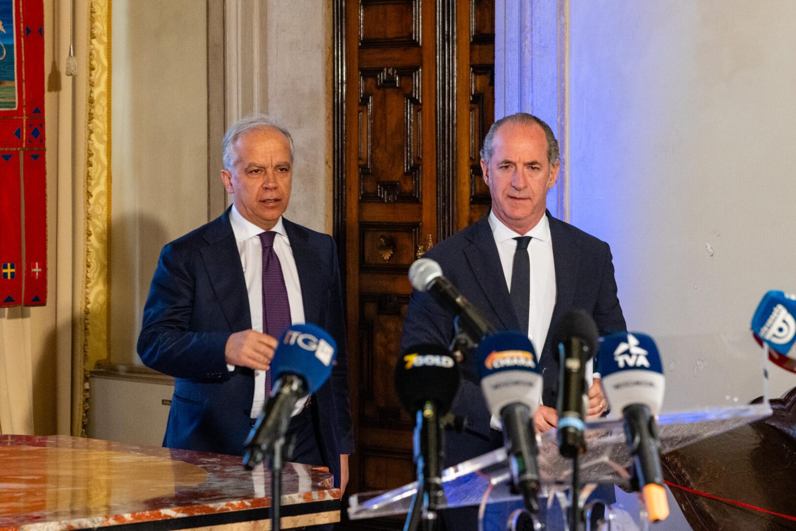 Luca Zaia e Matteo Piantedosi