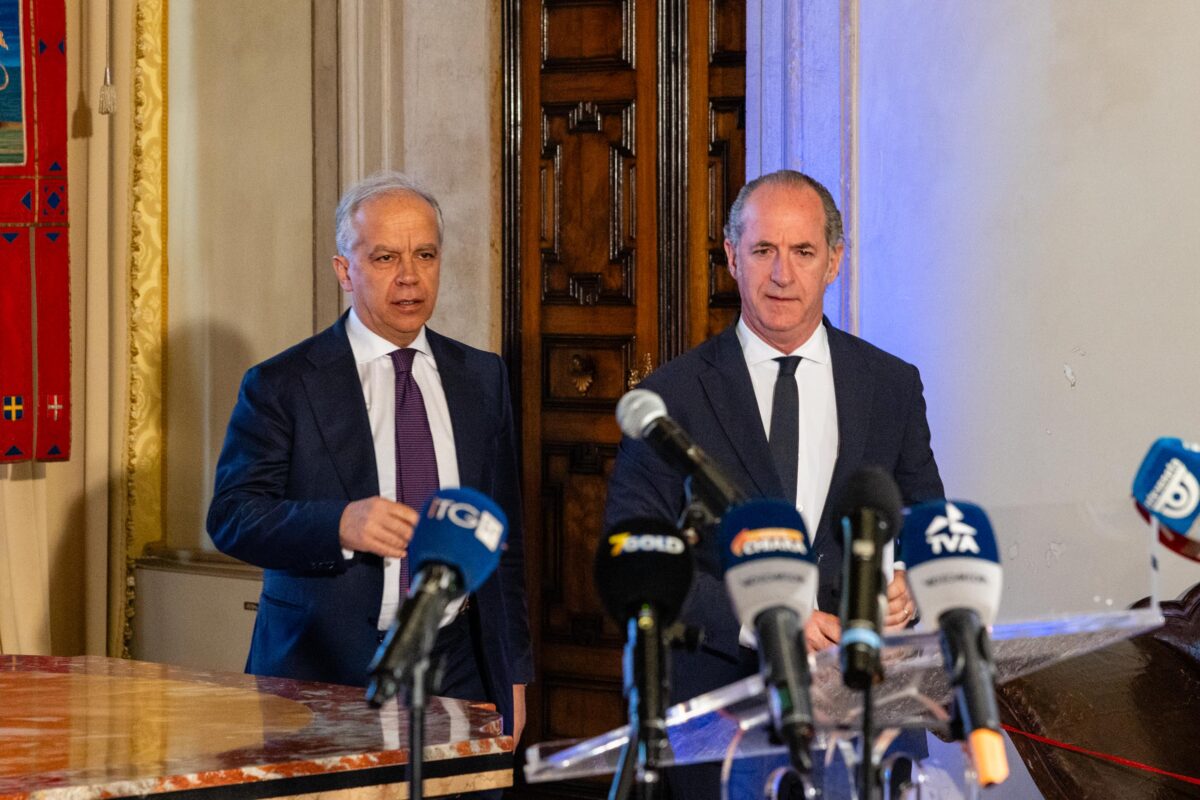 Luca Zaia e Matteo Piantedosi