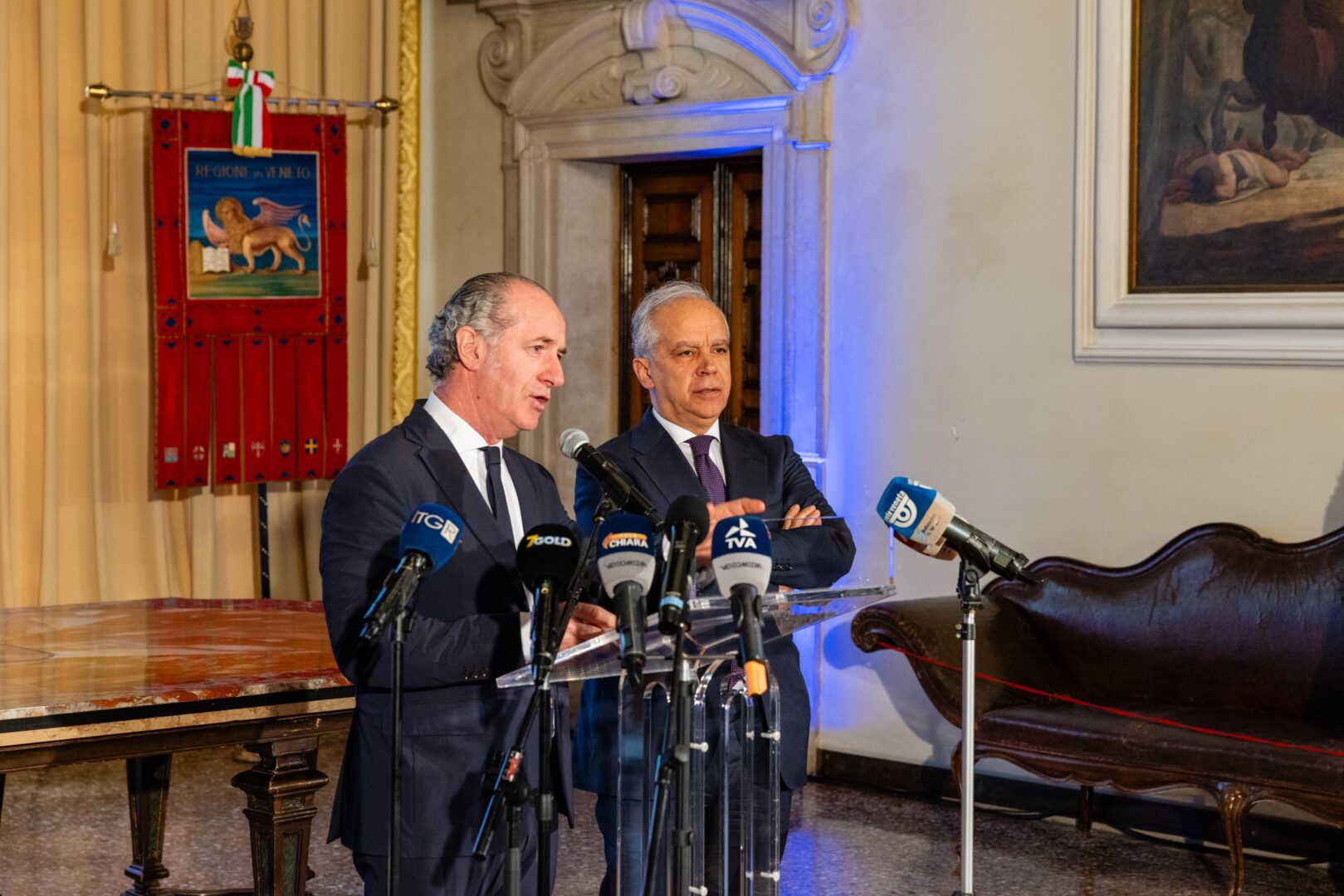 Luca Zaia e Matteo Piantedosi