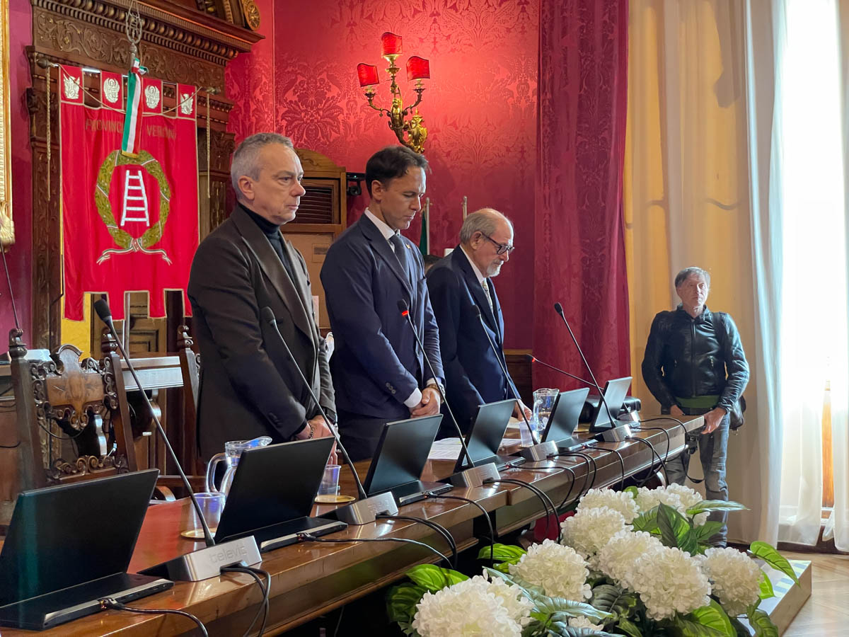 Minuto di silenzio in Provincia per la scomparsa del sindaco di Erbè Nicola Martini
