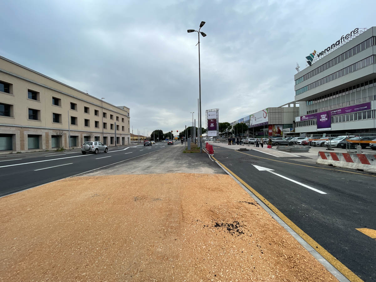 Cantiere filovia fiera Verona