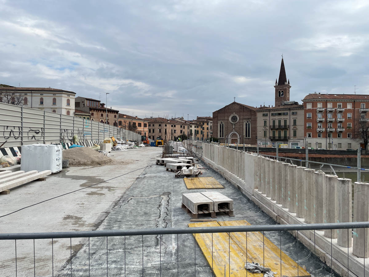 Cantiere di ponte Nuovo (17-03-2025)