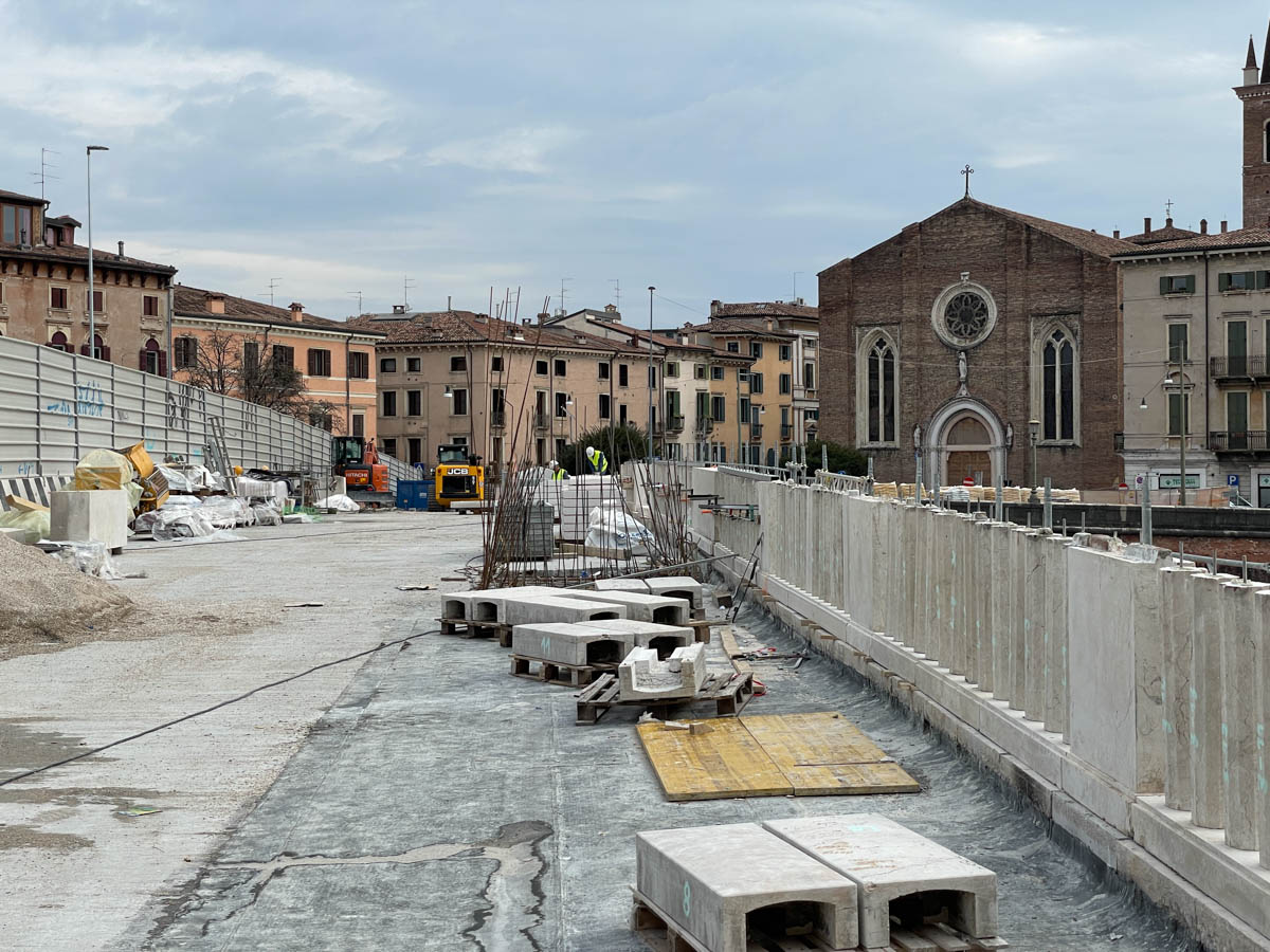 Cantiere di ponte Nuovo (17-03-2025)