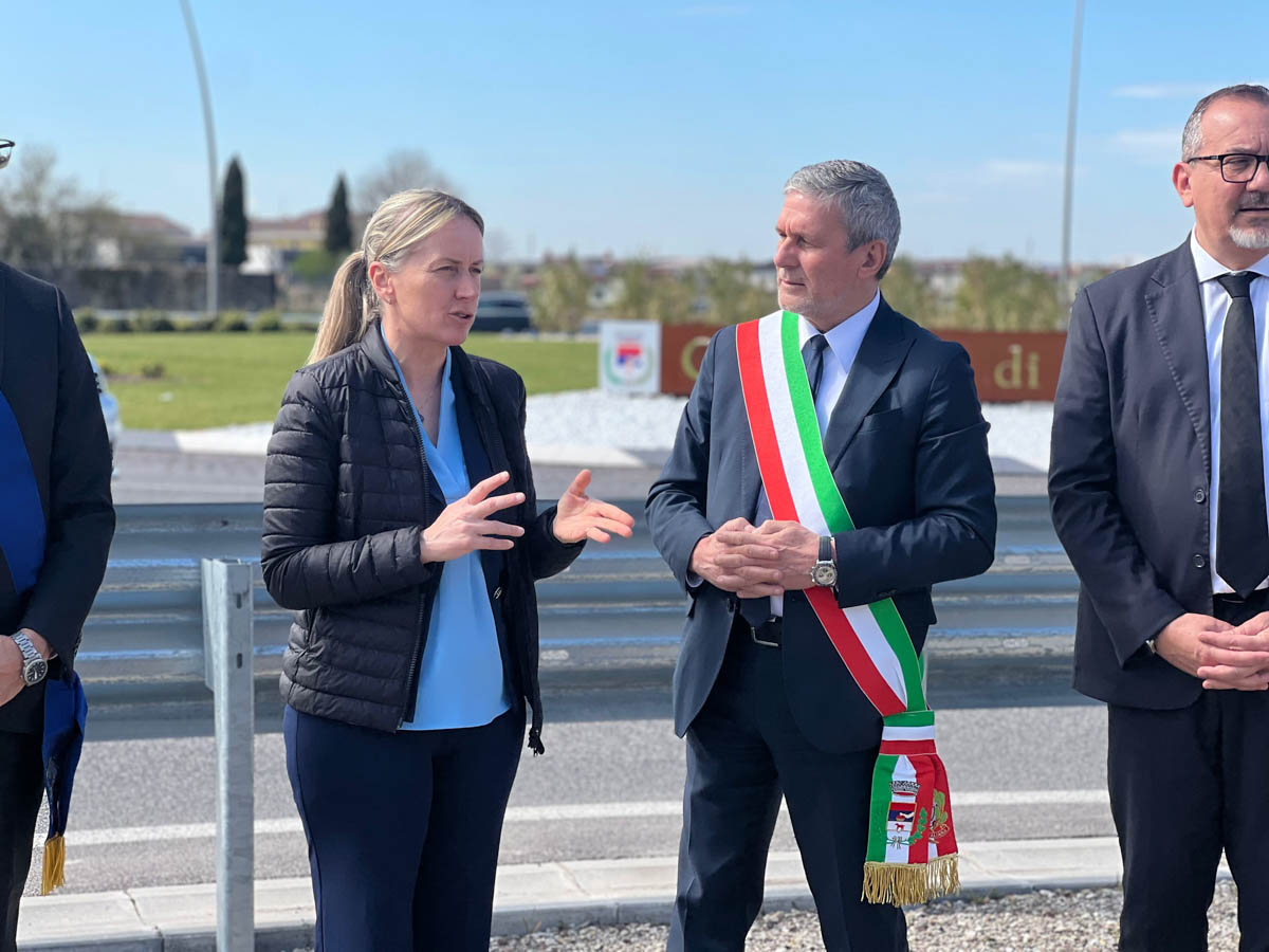 Rotatoria Mozzecane SP3-SR62