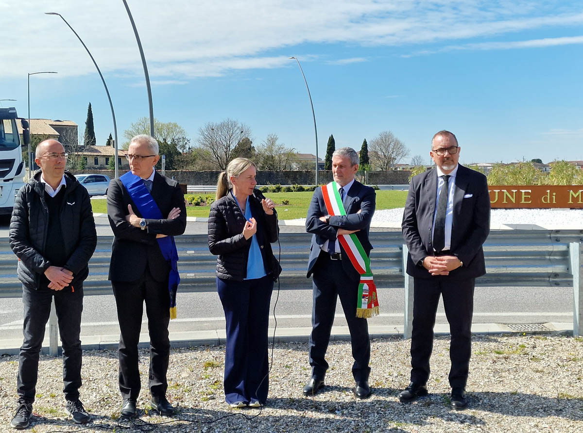 Rotatoria Mozzecane SP3-SR62