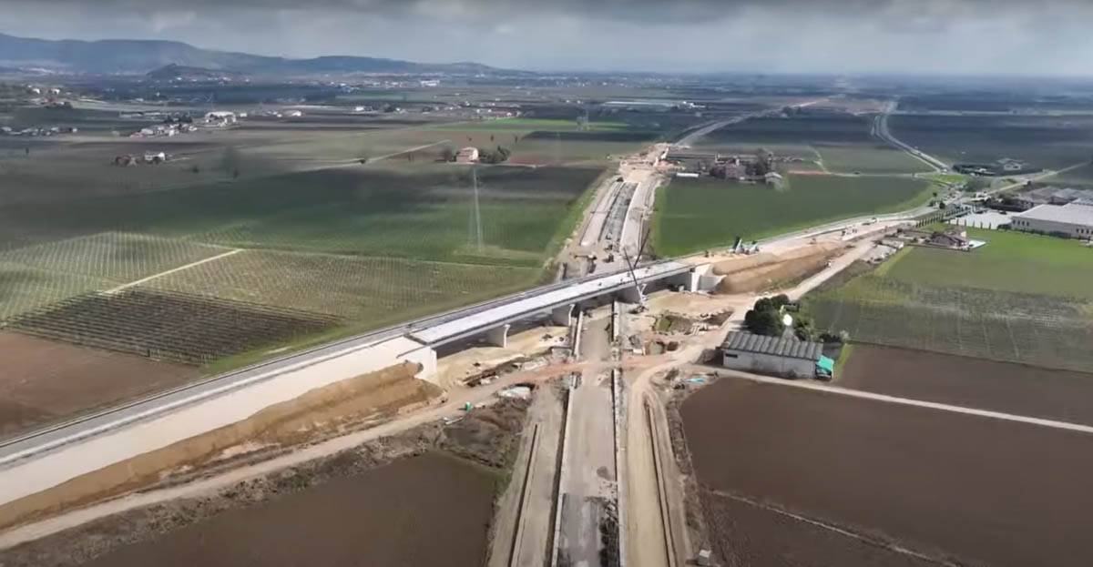 TAV Verona-Padova - vista aerea marzo 2025