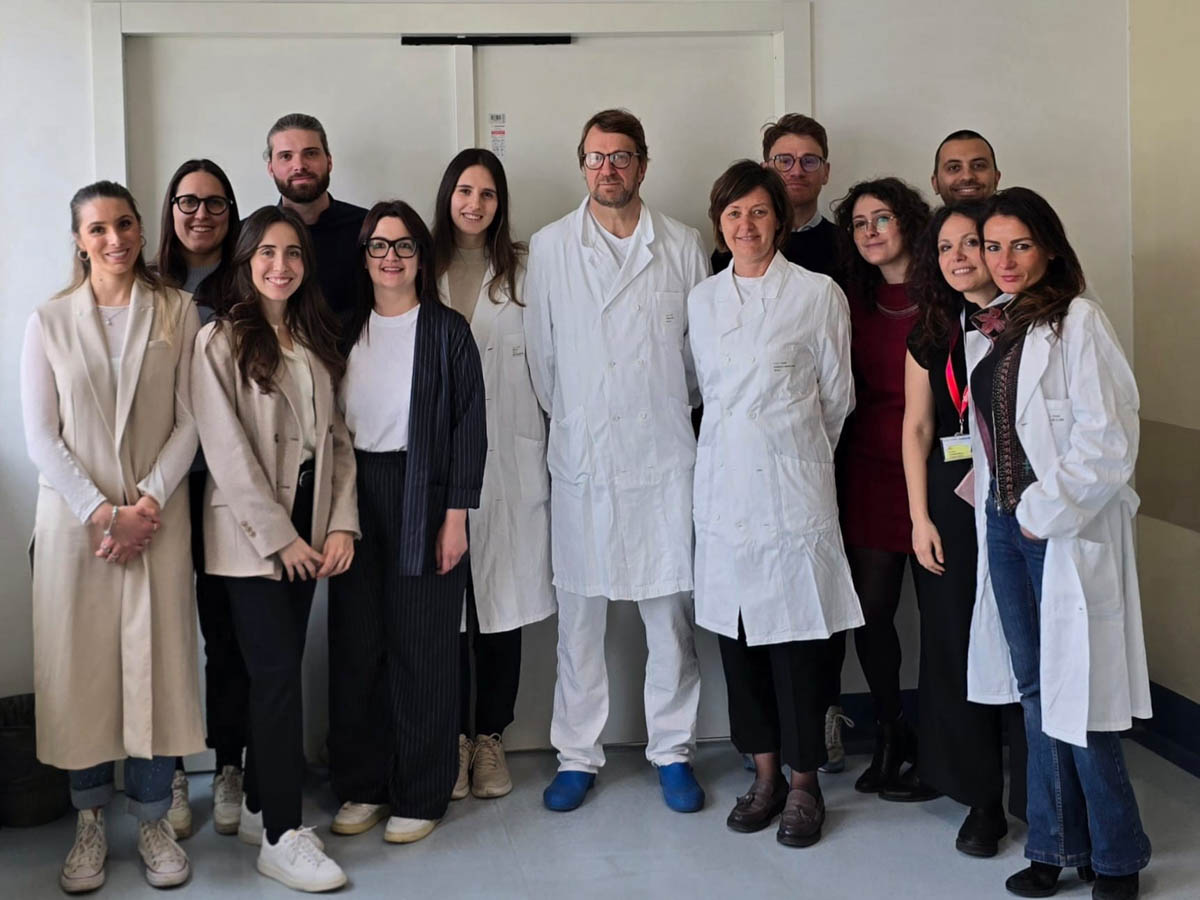 Tinazzi e Gandolfi con gruppo ricerca