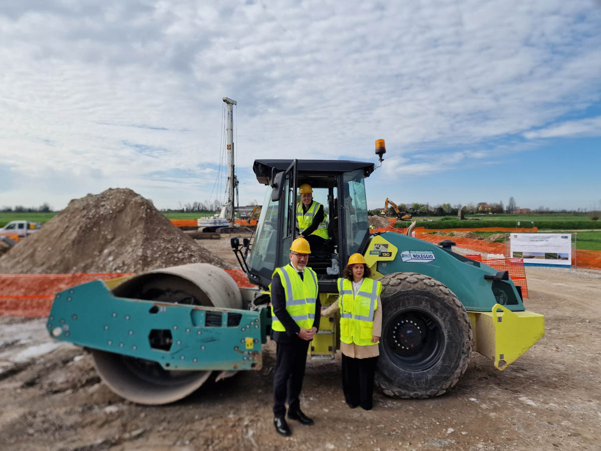 Variante Grezzanella - Cantiere ponte sul Tione