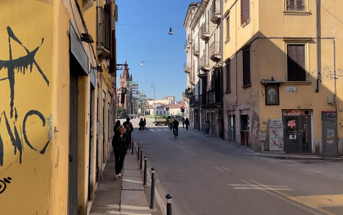 Veronetta - via San Paolo - ponte Navi