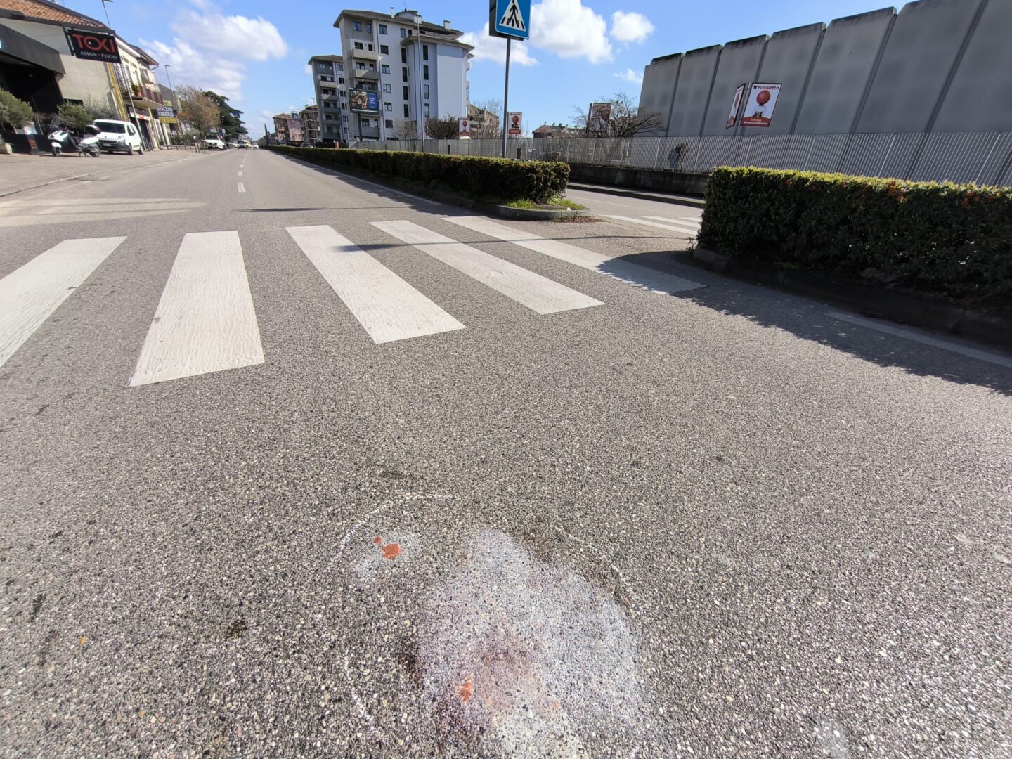 corso milano incidente