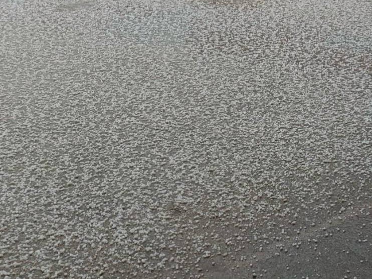 Grandinata a Giare (Sant'Anna d'Alfaedo) 13-03-2025. Foto di un lettore