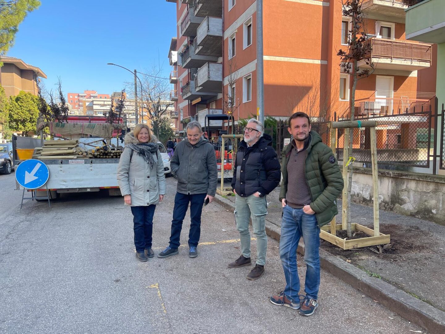 Nuovi alberi via Cendrata Borgo Venezia Verona Federico Benini