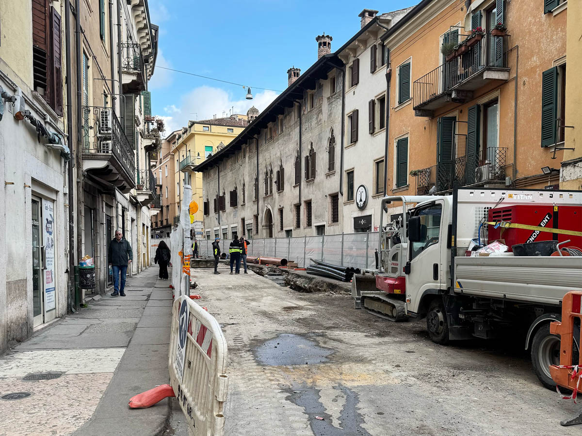 Cantiere Veronetta in via San Paolo