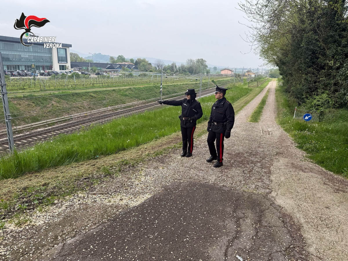 Carabinieri - stazione ferroviaria di Caldiero