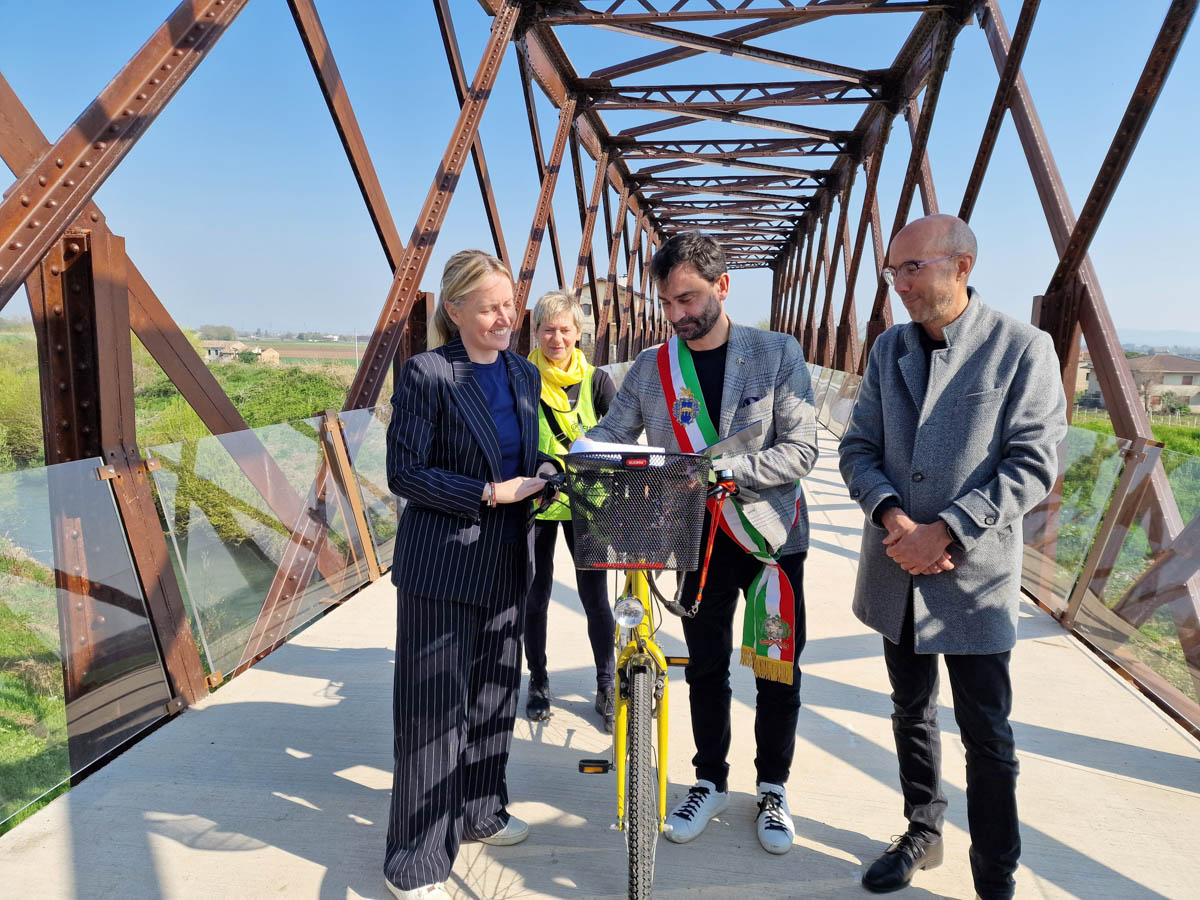 Ciclovia Treviso-Ostiglia - Consegna lavori Cologna Veneta