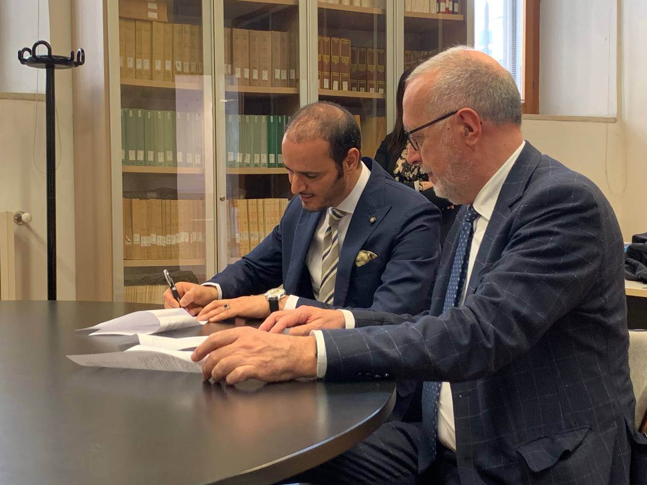 Firma accordo Dsg e Ida